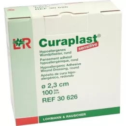 CURAPLAST Tiras sensibles redondas 23 mm, 100 unid