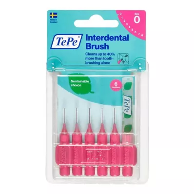 TEPE Cepillo interdental Original 0,4 mm ISO 0 rosa, 6 uds