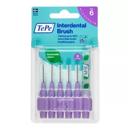 TEPE Cepillo interdental Original 1,1 mm ISO 6 púrpura, 6 piezas