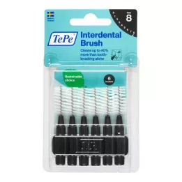 TEPE Cepillo interdental Original 1,5 mm ISO 8 negro, 6 pzs