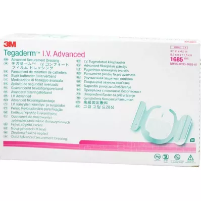 Tegaderm 3M i.v.Yeso avanzado 8,5x11,5cm 1685, 50 piezas