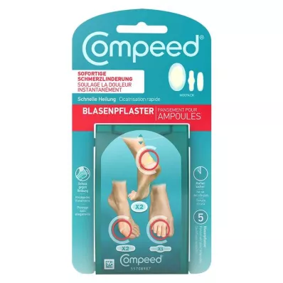 COMPEED Esparadrapo Mixpack, 5 uds
