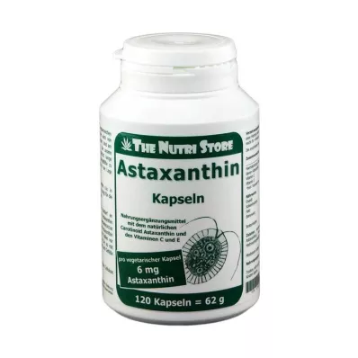 ASTAXANTHIN 6 mg cápsulas vegetales, 120 uds