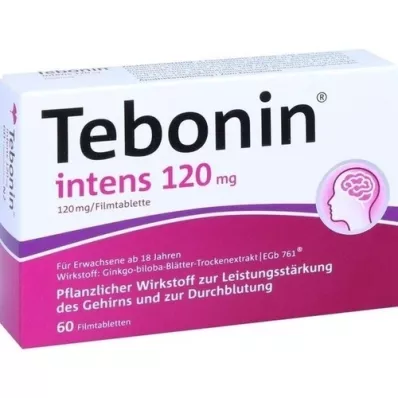 TEBONIN comprimidos recubiertos intensivos de 120 mg, 60 unidades