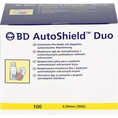 BD AUTOSHIELD Agujas de seguridad Duo de 5 mm, 100 unidades