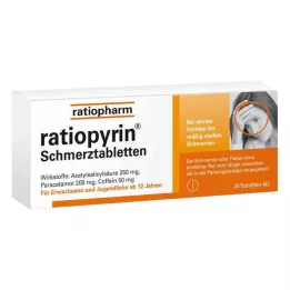 RATIOPYRIN Pastillas analgésicas, 20 unidades