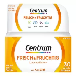 CENTRUM pastillas frescas &amp; afrutadas, 30 uds