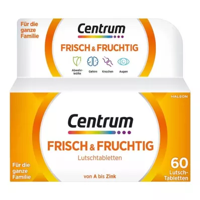 CENTRUM pastillas frescas &amp; afrutadas, 60 uds