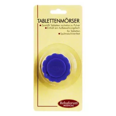 Mortero para tabletas, 1 ud