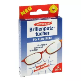 Paños para limpiar gafas, 10 uds