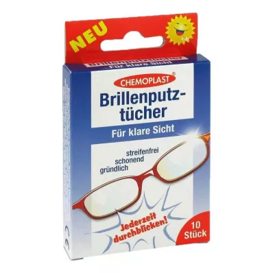 Paños para limpiar gafas, 10 uds