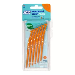 TEPE Cepillo interdental Ángulo 0,45mm ISO 1 naranja, 6 uds