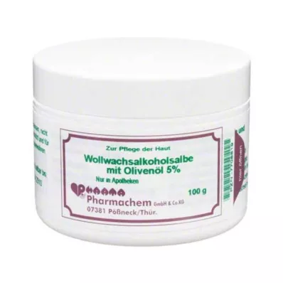 WOLLWACHSALKOHOLSALBE m.aceite de oliva 5%, 100 g
