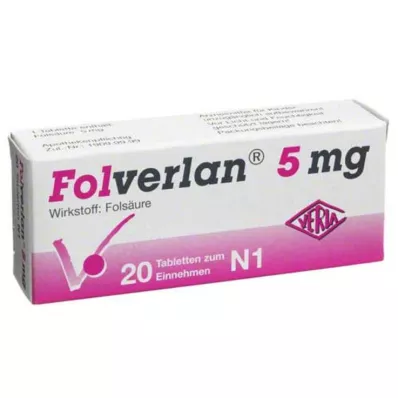 Folverlan 5 mg tabletas, 20 piezas