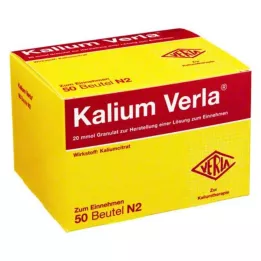 KALIUM VERLA Bolsa de granulado, 50 unidades