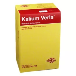 KALIUM VERLA Bolsa de granulado, 100 unidades