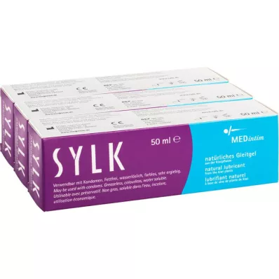 SYLK gel lubricante natural, 3X50 ml