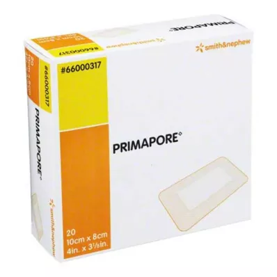 Apósito para heridas Primapore 10x8 cm, 20 piezas
