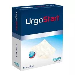 URGOSTART 10x12 cm apósito de espuma para heridas, 10 uds