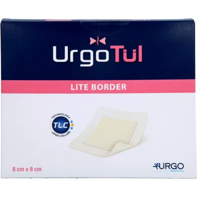 URGOTÜL Lite Border 8x8 cm apósito, 10 uds