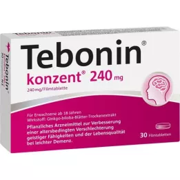 TEBONIN konzent 240 mg comprimidos recubiertos con película, 30 uds