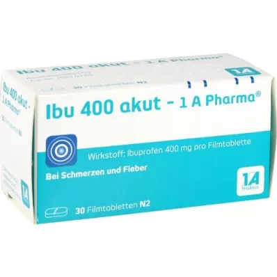 IBU 400 akut-1A Pharma comprimidos recubiertos con película, 30 uds