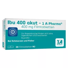 IBU 400 akut-1A Pharma comprimidos recubiertos con película, 30 uds