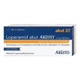 LOPERAMID Aristo agudo 2 mg comprimidos, 10 uds