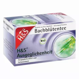 H&amp;Bolsa de filtro de té S Bach Flower Remedy Balance, 20X3,0 g