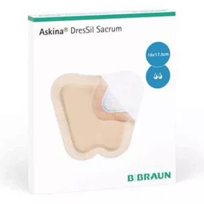 ASKINA DresSil Sacrum Sil.Schaumst.V.16x17 cm, 5 uds