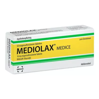 Mediolax® Medice tabletas gastrorresistentes, 50 st