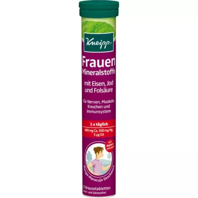 KNEIPP Comprimidos efervescentes minerales para mujer, 15 uds