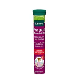 KNEIPP Comprimidos efervescentes minerales para mujer, 15 uds