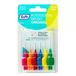 TEPE Cepillos interdentales original mixto, 6 uds
