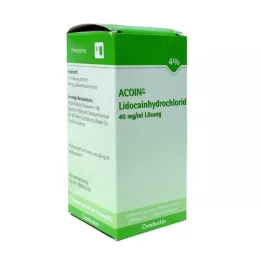 ACOIN-Clorhidrato de lidocaína 40 mg/ml solución, 50 ml