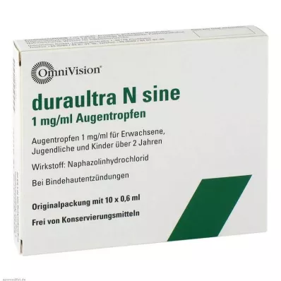 DURAULTRA Gotas oftálmicas N sine, 10X0,6 ml