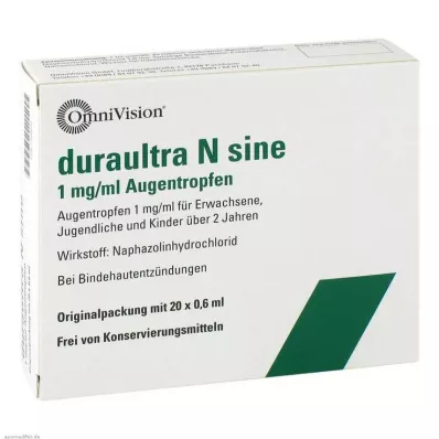 DURAULTRA Gotas oculares N sine, 20X0,6 ml DURAULTRA Gotas oculares N sine, 20X0,6 ml