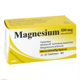 MAGNESIUM 100 mg comprimidos Jenapharm, 20 uds