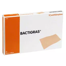 BACTIGRAS gasa de parafina antiséptica 15x20 cm, 10 uds
