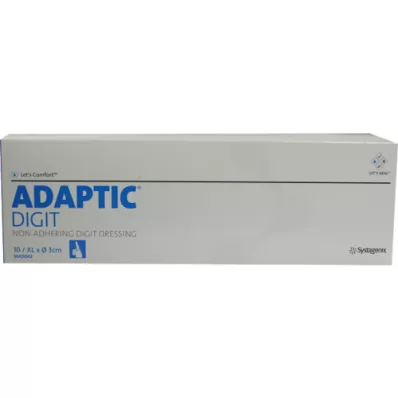 ADAPTIC DIGIT Venda para dedos 3 cm xtra grande, 10 uds