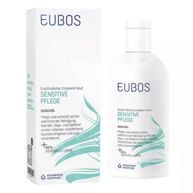 EUBOS SENSITIVE Aceite de ducha F, 200 ml