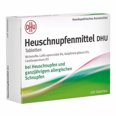 Remedio para la fiebre del heno DHU tabletas, 100 piezas