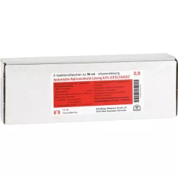 ISOTONISCHE Solución NaCl 0,9% Eifelfango, 5X50 ml