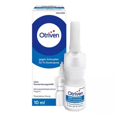 OTRIVEN Spray dosificador al 0,1% sin conservantes, 10 ml