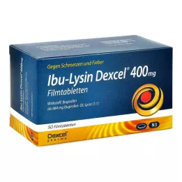 IBU-LYSIN Dexcel 400 mg comprimidos recubiertos con película, 50 uds