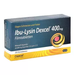 IBU-LYSIN Dexcel 400 mg comprimidos recubiertos con película, 20 uds