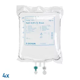 KOCHSALZLÖSUNG Solución de enjuague al 0,9% B.Braun Ecob.Click, 4X3000 ml