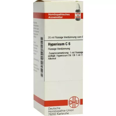 HYPERICUM C 6 Dilución, 20 ml