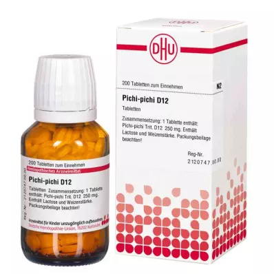 PICHI-pichi D 12 comprimidos, 200 uds