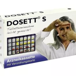 DOSETT S Medicina casete azul, 1 ud